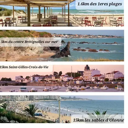 Maison 4p Jacuzzi Prive Couvert 1,6km Ocean